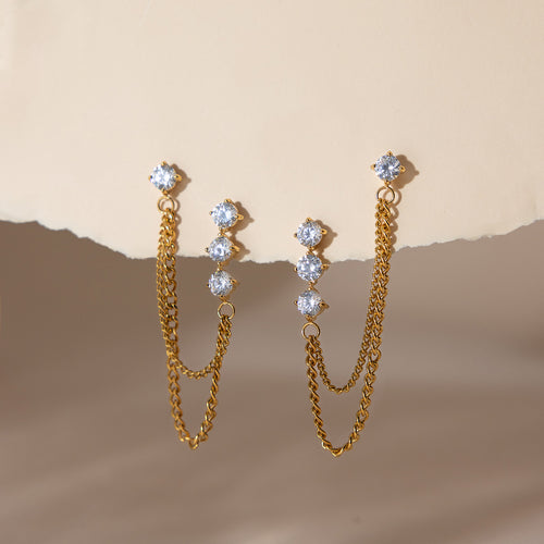 Chain Climber Earrings