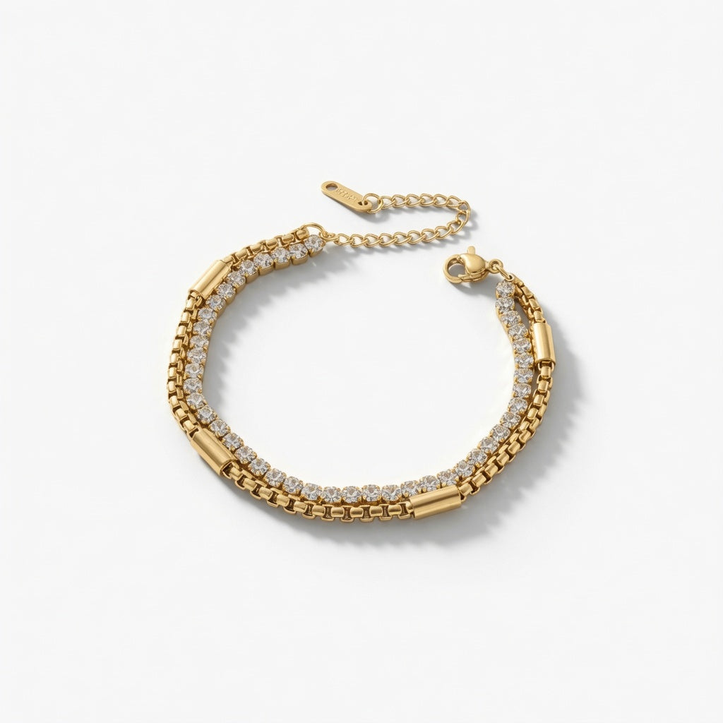 Double Tennis Bracelet