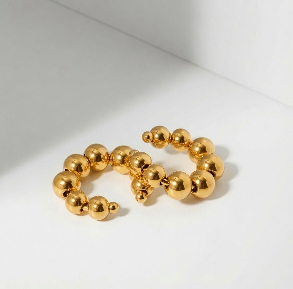 Round Bead Ear Cuff