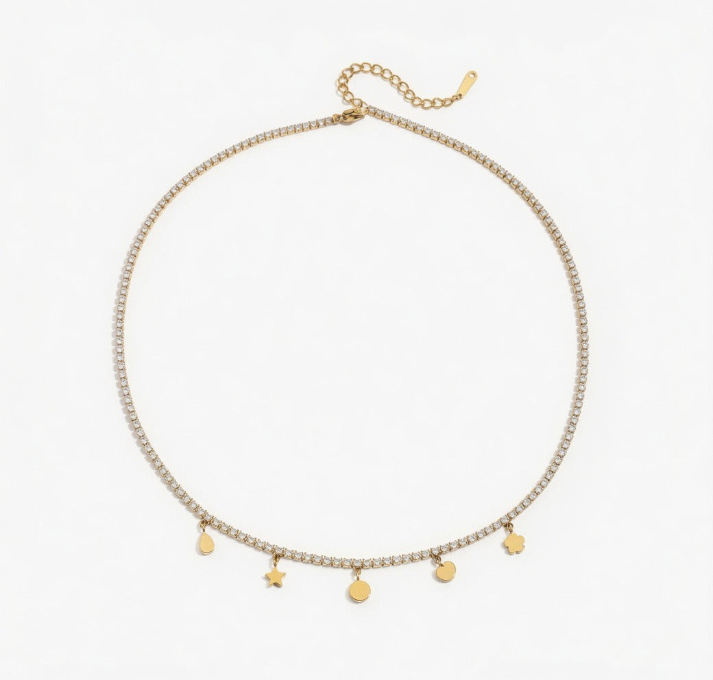 Tennis Pendant Necklace