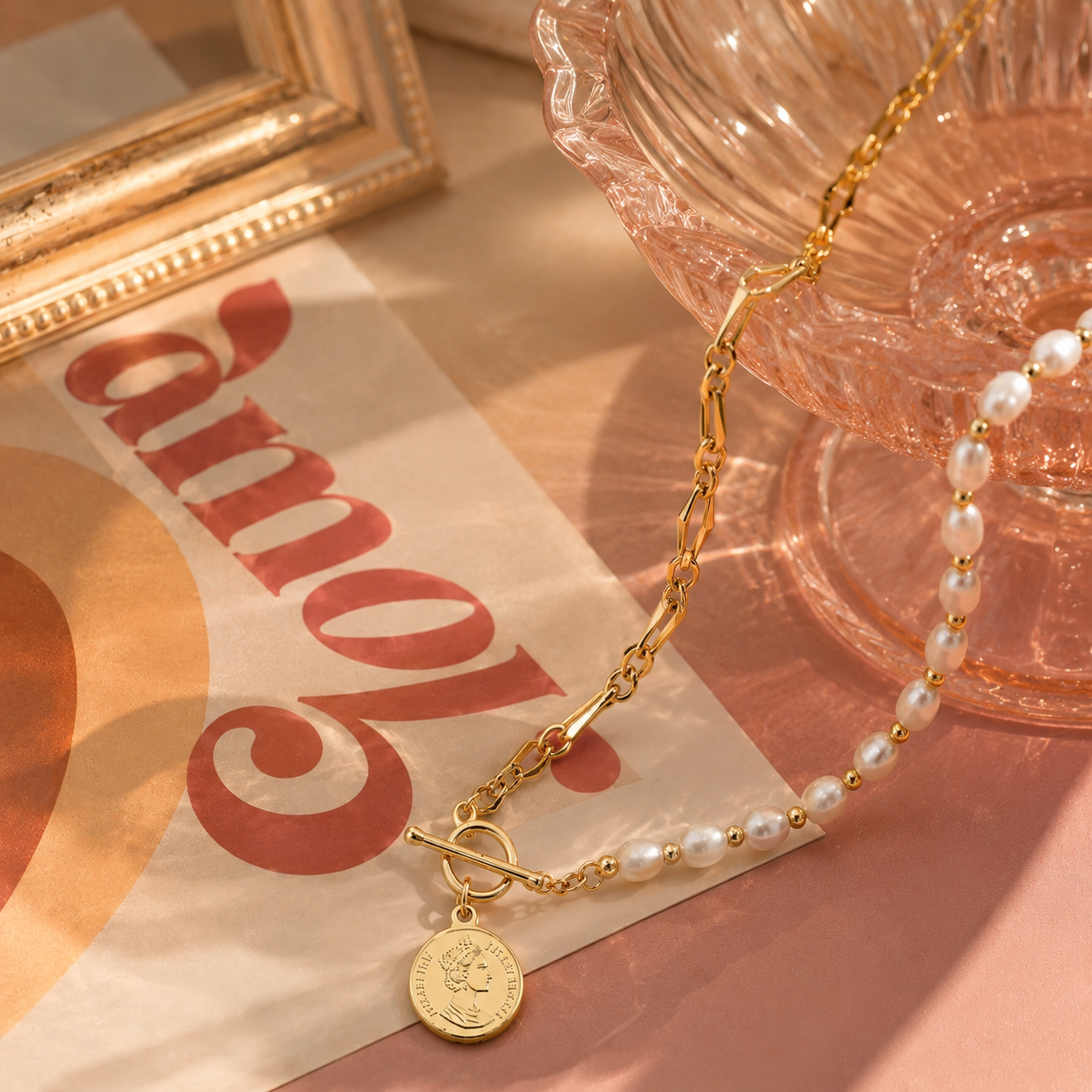 Perla Coin Necklace