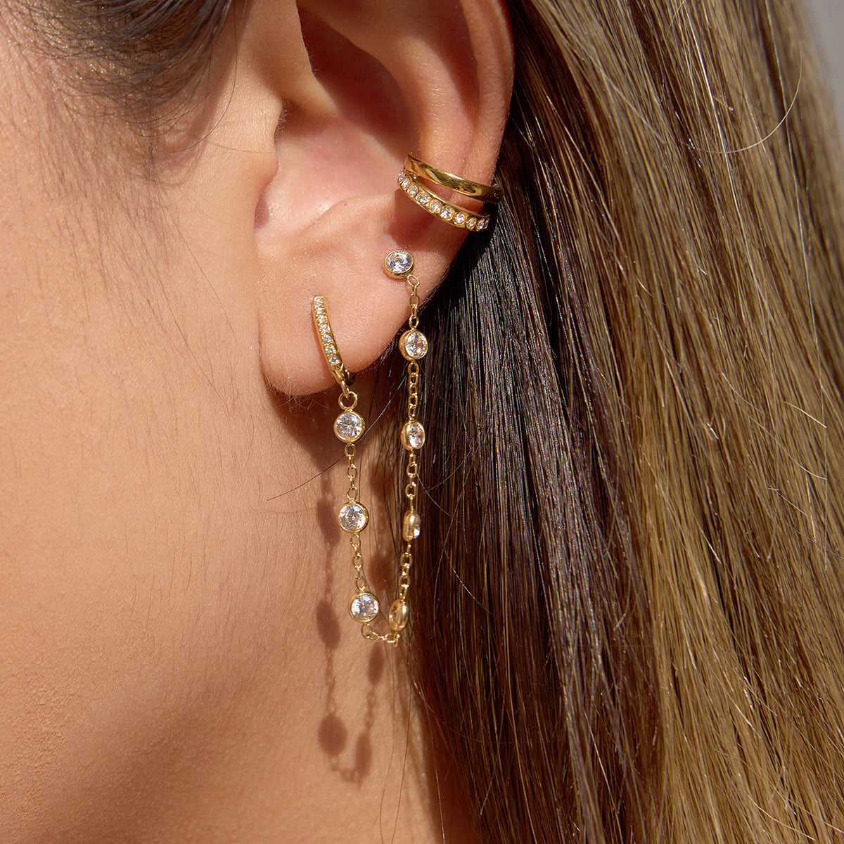 Gem Climber Earrings