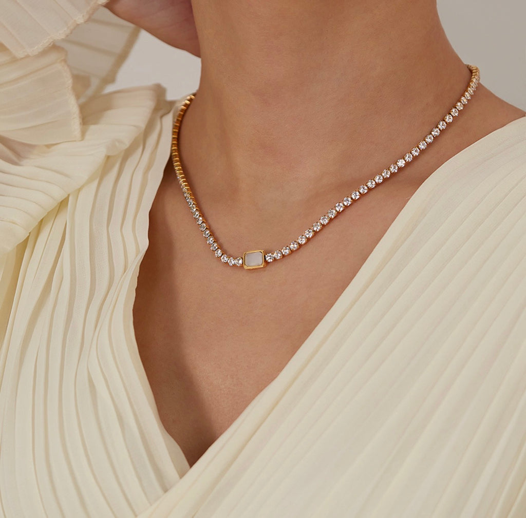Lux Tennis Necklace
