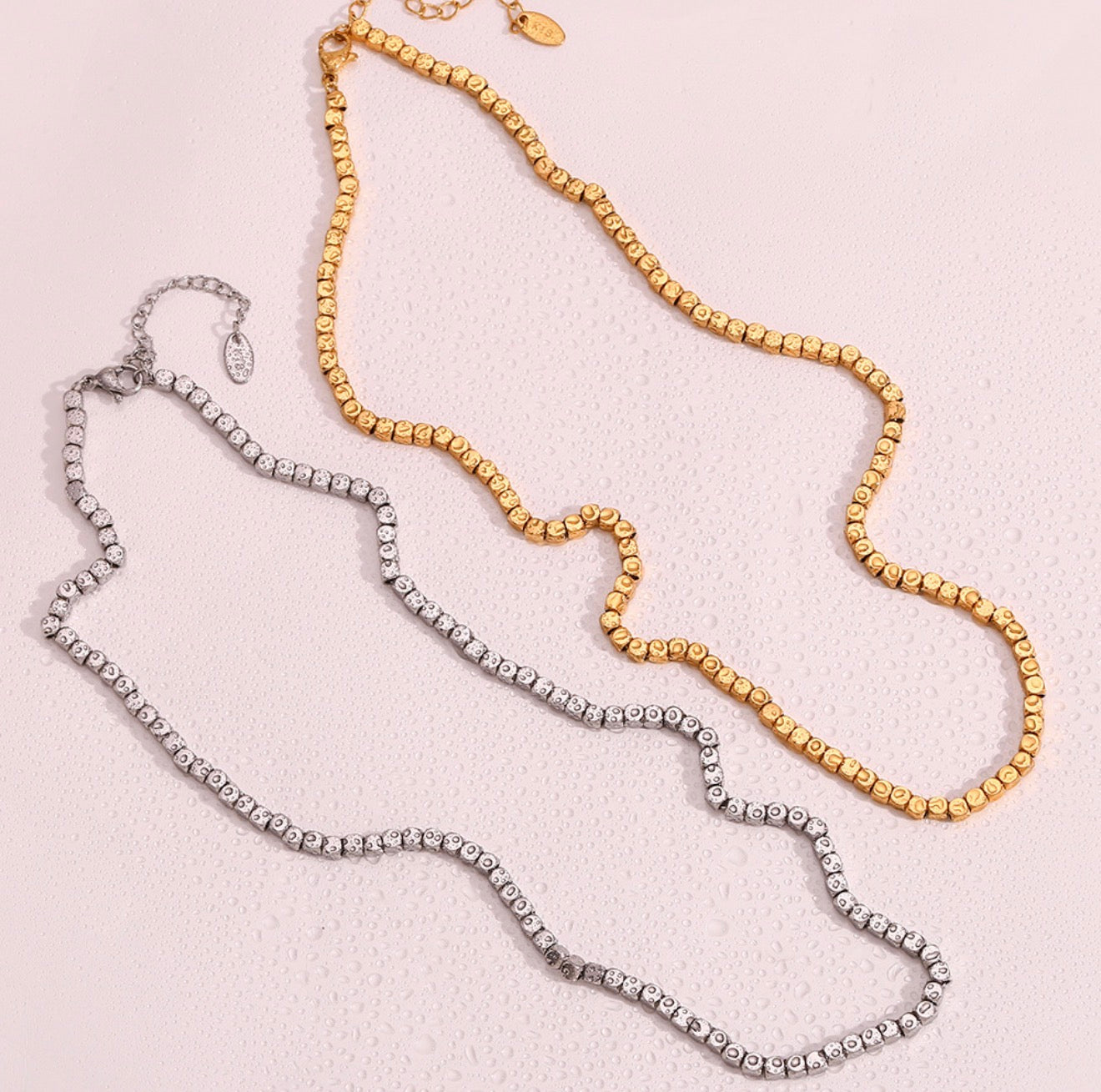 Cube Bead Necklace