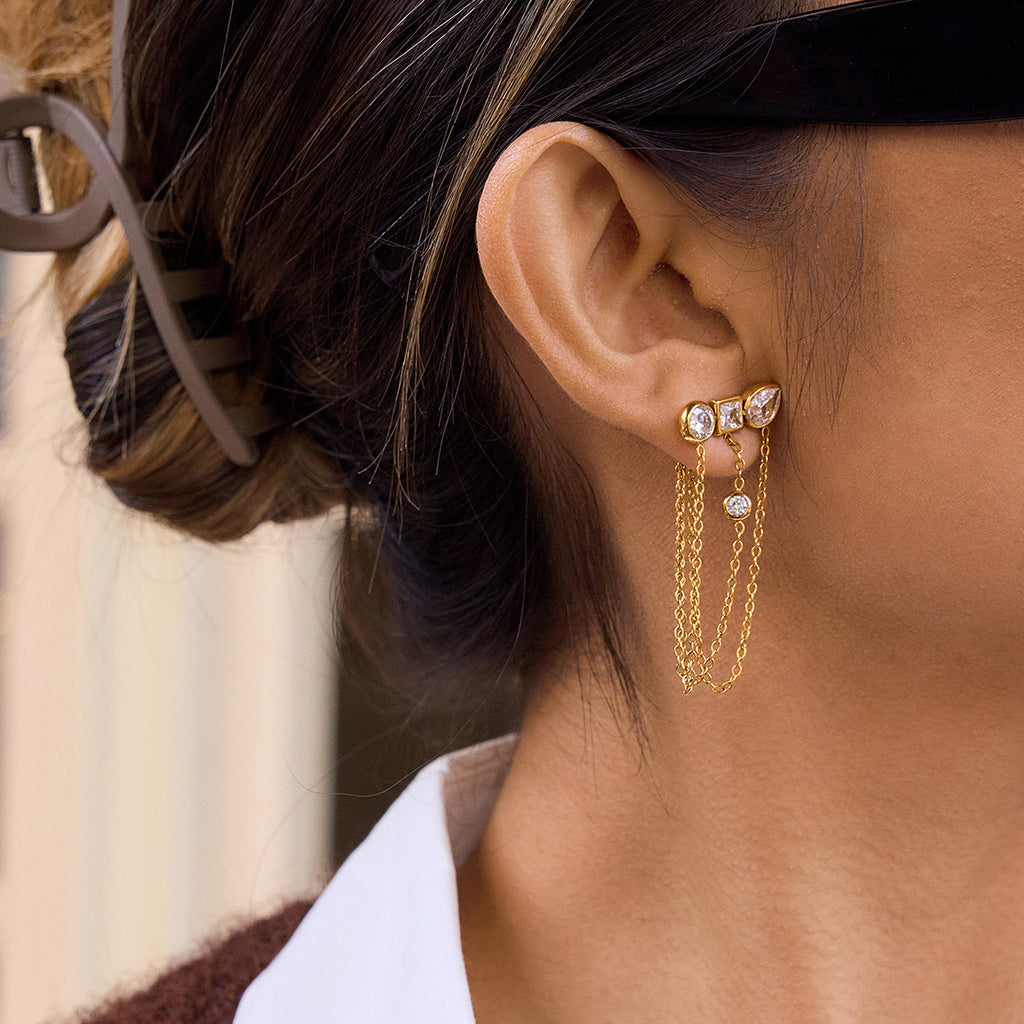 Drip Gem Earrings