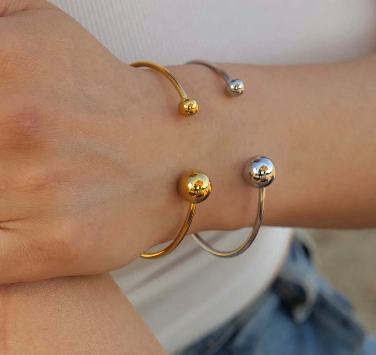Ball Bangle Bracelet