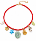 Coralia Charm Necklace
