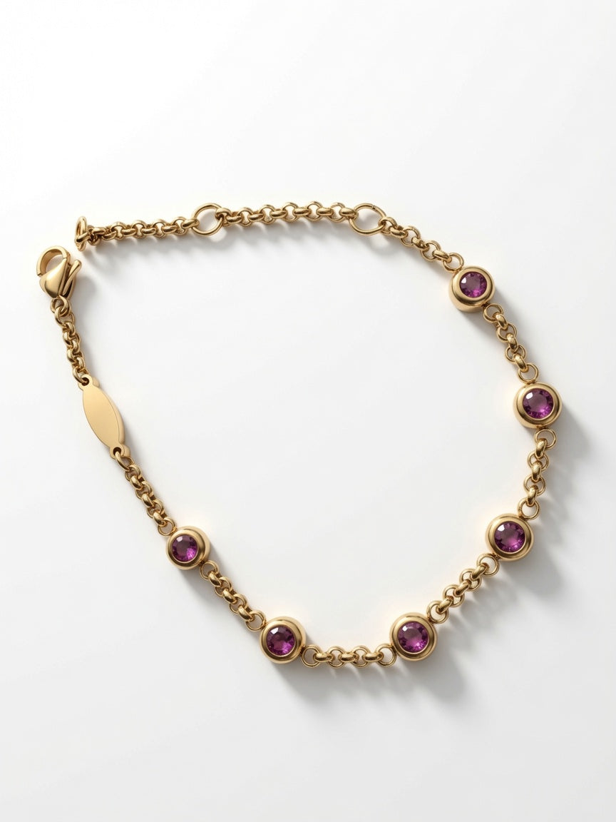 Birthday Stone Bracelet